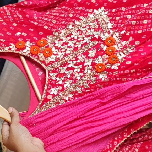 Bandhini cotton dress - Picture 3 of 4